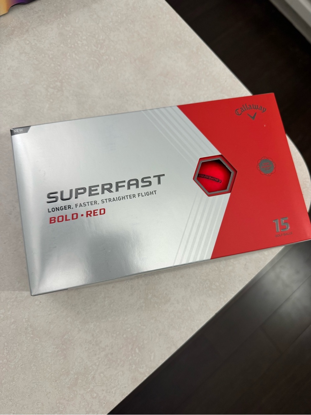 Callaway SuperFast Bold Red Golf Balls - 15
